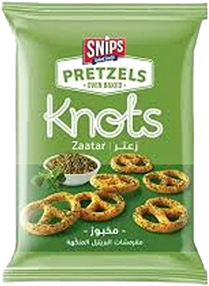 SNIPS PRETZELS KNOTS ZAATAR