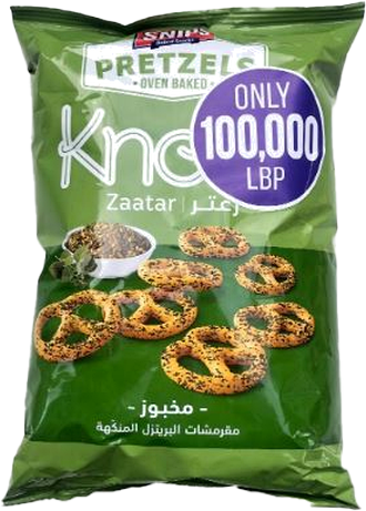 SNIPS PRETZELS KNOTS ZAATAR