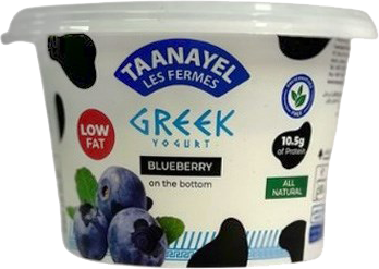 TAANAYEL GREEK YOGURT BLUEBERRY