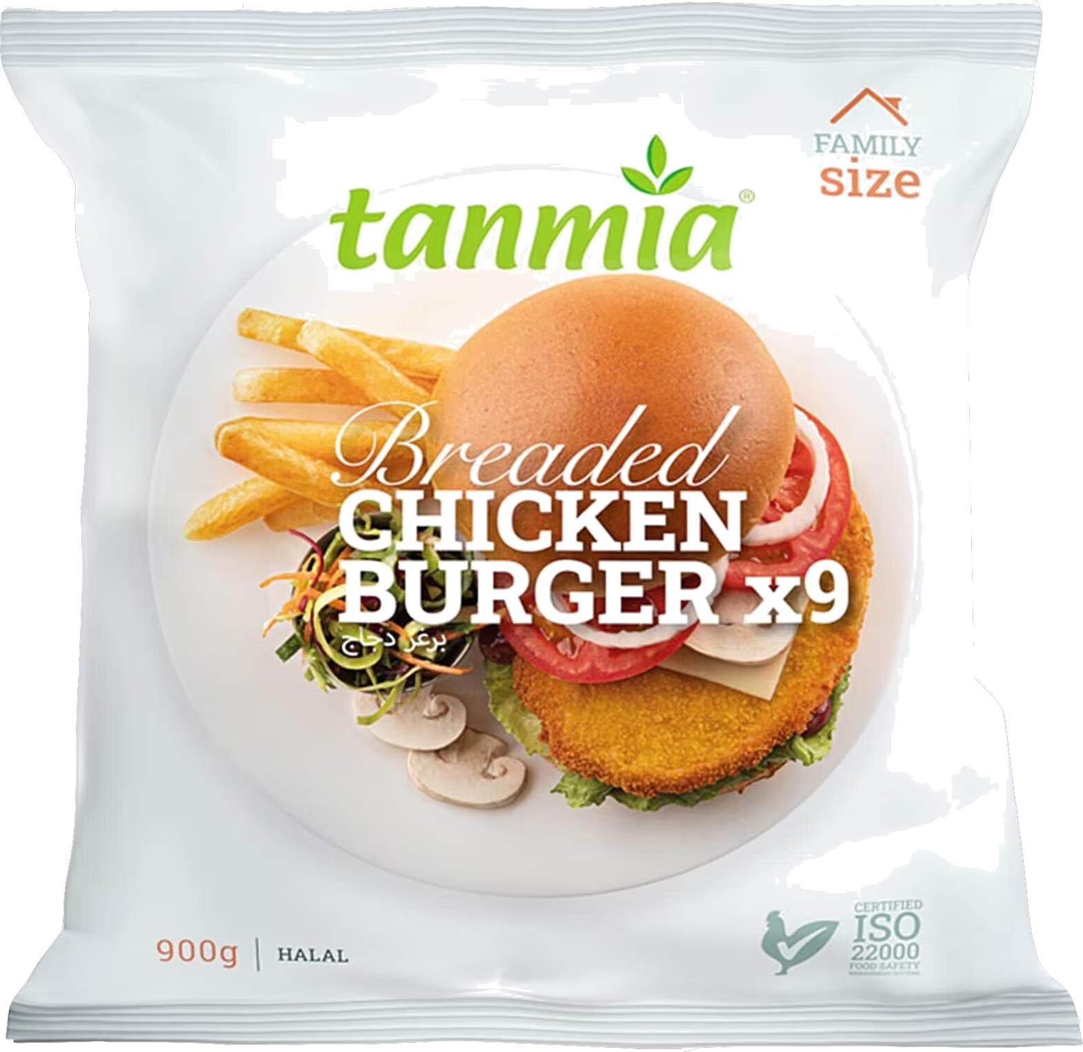 TANMIA BREADED CHICKEN BURGERS