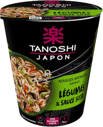 TANOSHI CUP NOUILLE LEGUME