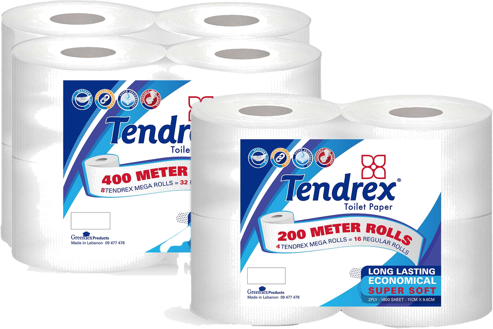 TENDREX ECO 4ROLLS SAVE 15%