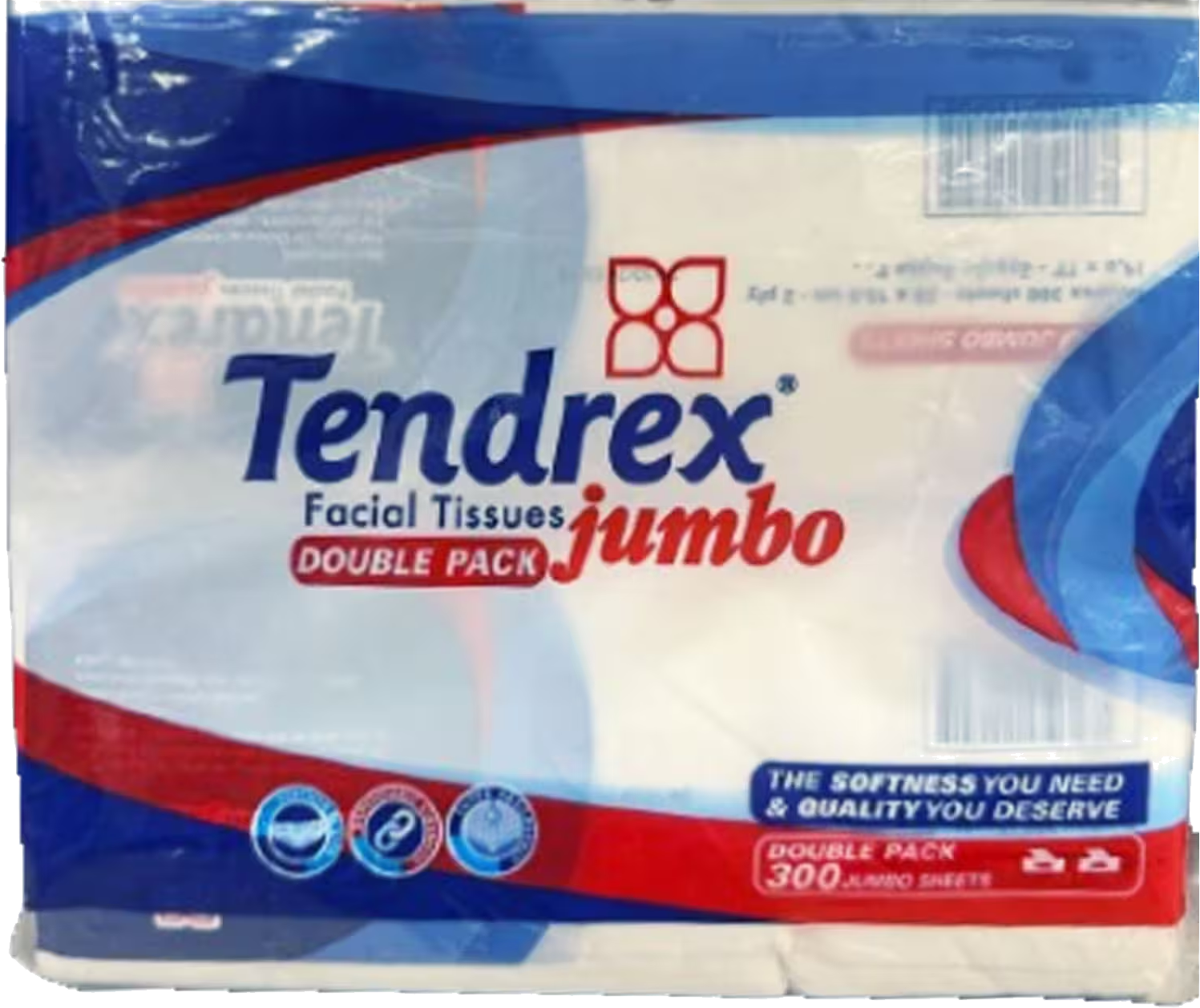TENDREX FACIAL JUMBO DOUBLE PACK