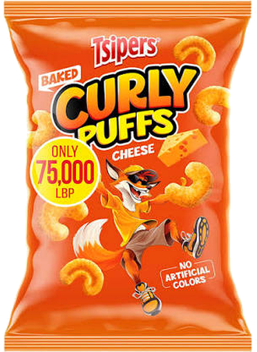 TSIPERS CURLY PUFFS CHEESE