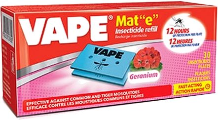VAPE MAT GERANIUM 12H.