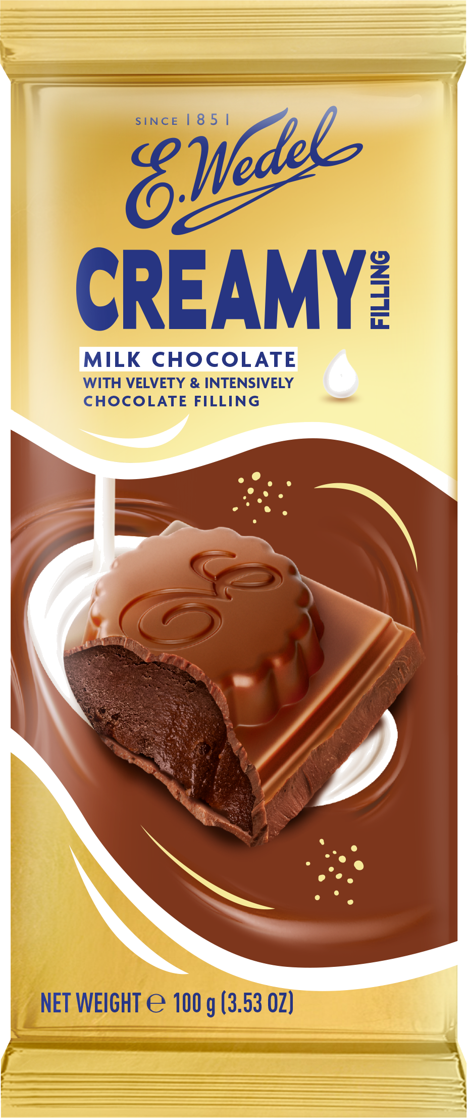 WEDEL CREAMY MILK CHOCO