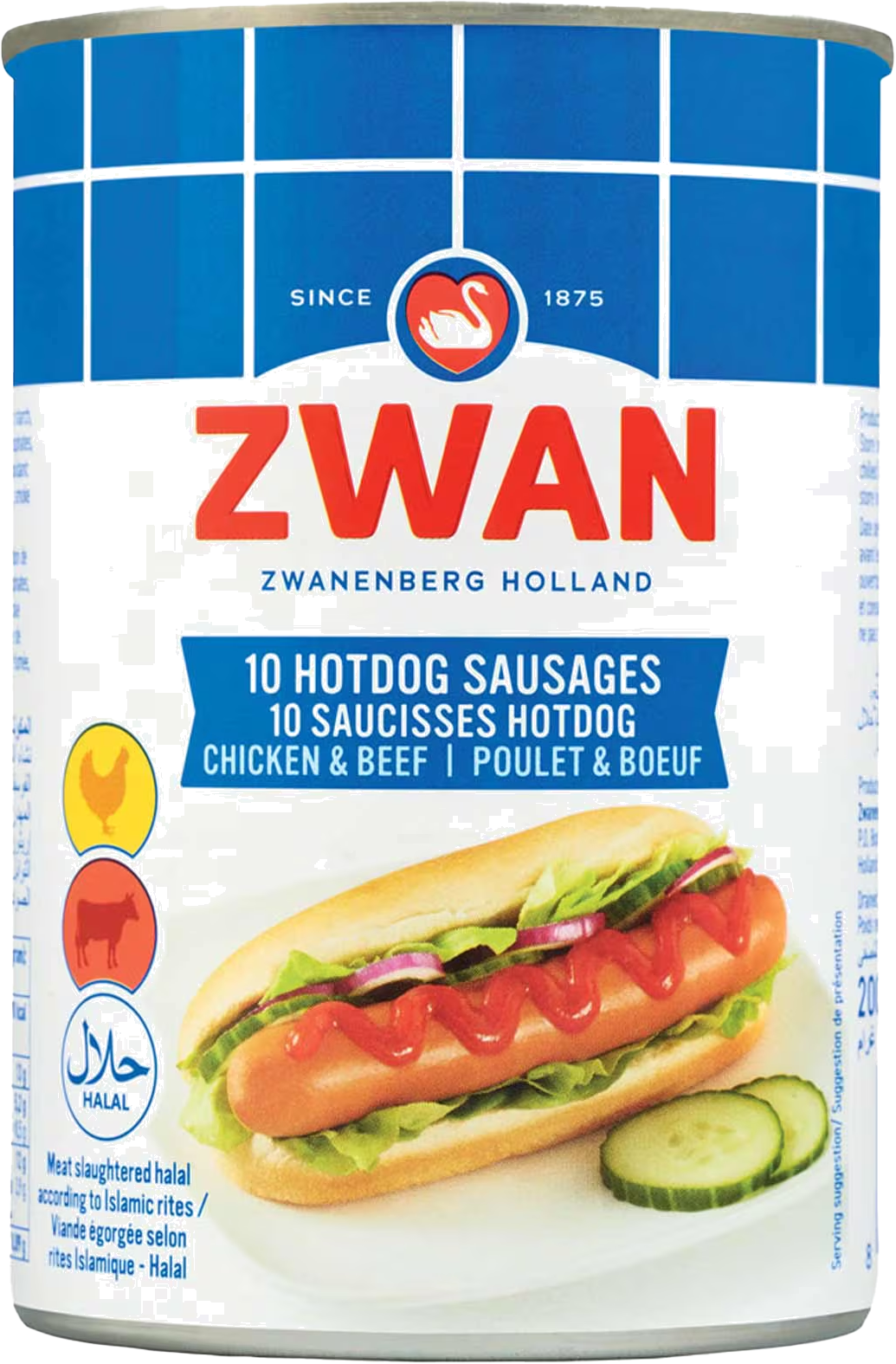 ZWAN HOT DOG BEEF&CHICKEN